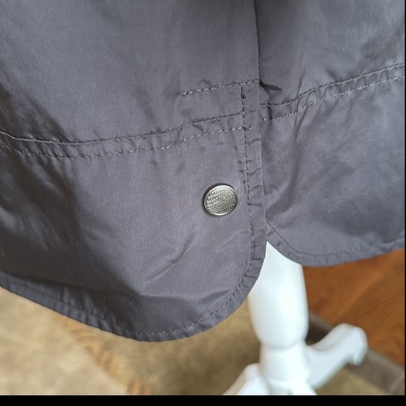 COLE HAAN BLACK LIGHTWEIGHT ALL WEATHER COAT W/HOOD - Picture 11 of 16